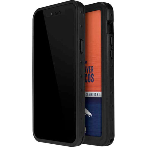 NFL Denver Broncos Super Bowl 50 Champions iPhone 15 Plus Waterproof Case